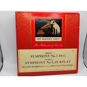 Sir John Barbirolli "His Master Voice" Symphony No.7, In C, Symphony No.5, In B